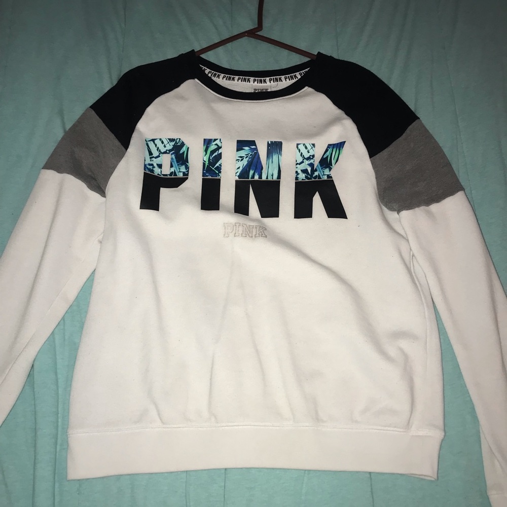 Pink crew neck